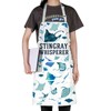 MYSOMY Stingray Kitchen Apron Stingray Lover Gift Stingray Manta Ray
