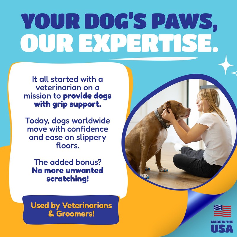 Soft Claws Dog Nail Caps, 40 Medium Nail Caps, Made