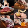Meleho Kitchen Knife Set,12PCS Portable Kitchen Knife Set,High Carbon Stainless