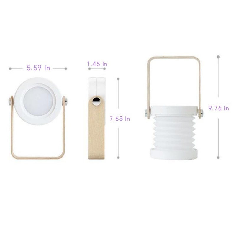 Telescopic Lantern Kids Night Light,is Stretched Lantern Also Portable Flashlight,USB