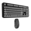 Wireless Keyboard and Mouse Combo Pure Color Retro 2.4G Wireless