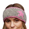 Pachamama Women Wool Ear Warmer Headband Fleece Lined Handknitted Star