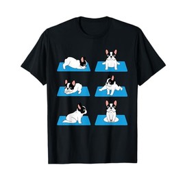 English Bulldog Yoga Puppy Yoga Poses and Meditation T-Shirt for Men Women Kids