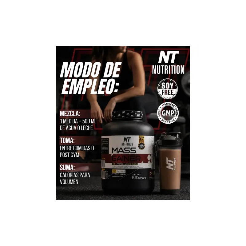2 Mass Gainer Ganador De Masa Y Peso Y Creatina