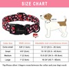 ARING PET Valentine's Dog Collar-Cute Black Heart Collars for Dogs,