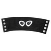 The Black Rose - Wrist bracelet/wrist wallet made of nappa