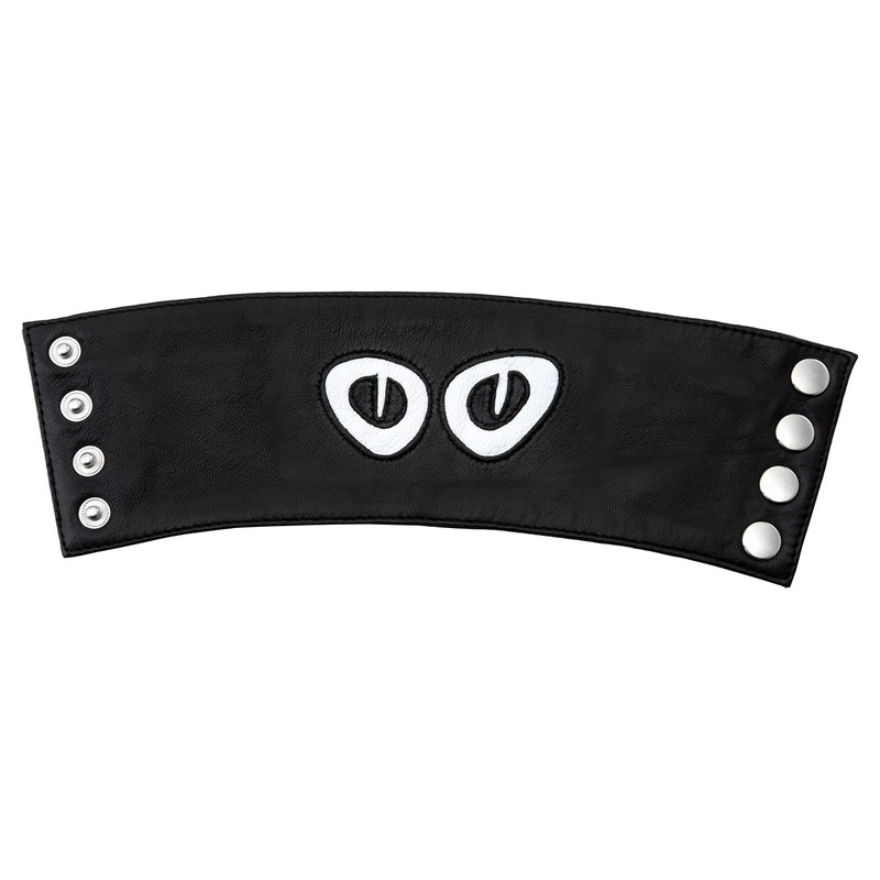 The Black Rose - Wrist bracelet/wrist wallet made of nappa