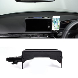 Sauicemy 2022 Honda 11 2023 Application Car Interior Central Console Navigation Screen Storage Box ABS Sundries Storage Compatible Cell Phone Bracket for Honda Civic No. 11 2022 2023 Car Storage Interior Accessories (Style 1)