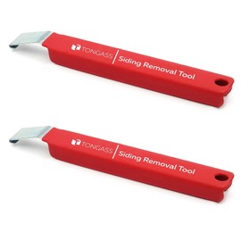 TonGass (2-Pack, 7 Inches) Vinyl Siding Removal Tool with Extra Long Handle, Steel Blade Vinyl Installation and Removal Tool, The Ultimate Vinyls Zip Tools, Avoid Damaging Vinyls Siding Tools