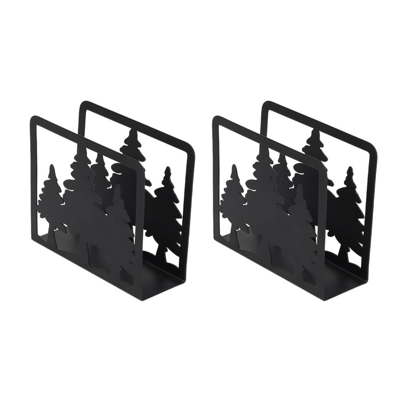 2pcs Tree Napkin Holder Hollow Out Tree Pattern Thickened Nonslip