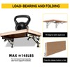 AINVLPRO Folding Shelf Brackets, Collapsible Heavy Duty Shelf Brackets for