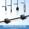 Clips Organizador de Cables Autoadhesivo,Soportes de Cable Adhesivos,para Gestión de