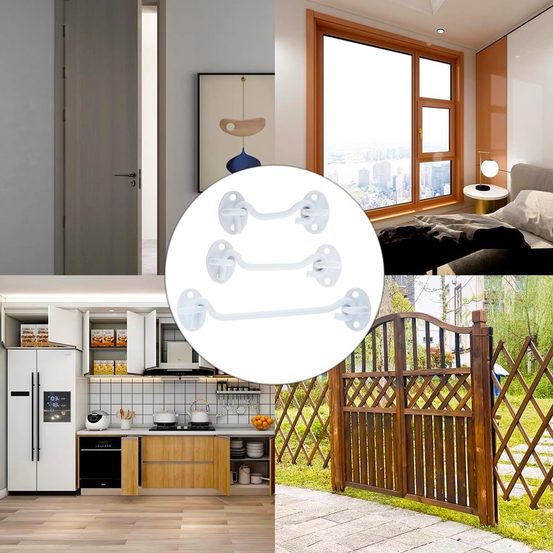 150mm Cabin Hook and Eye Latch Lock Shed Gate Door