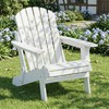 Gefaxi Oversize Wooden Outdoor Folding Chair with Armrest