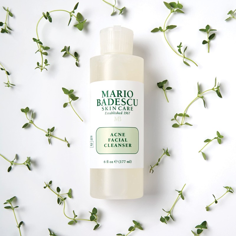 Mario Badescu Acne Facial Cleanser for Combination & Oily Skin,