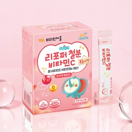 Vitamin Village [4-month supply] Vitamin Village Golden My Baby Lipoper Iron Vitamin C Peach Flavor Whole Family Children’s Pregnancy Iron Supplement 30 sachets, 4 packs / [4개월분] 비타민마을 금쪽같은내새끼 리포퍼 철분 비타민C 복숭아맛 온가족 어린이 임산부 철분제 30포, 4개