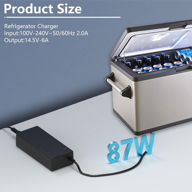 14.5V Portable Car Refrigerator DC Power Cord Fridge Freezer Cooler