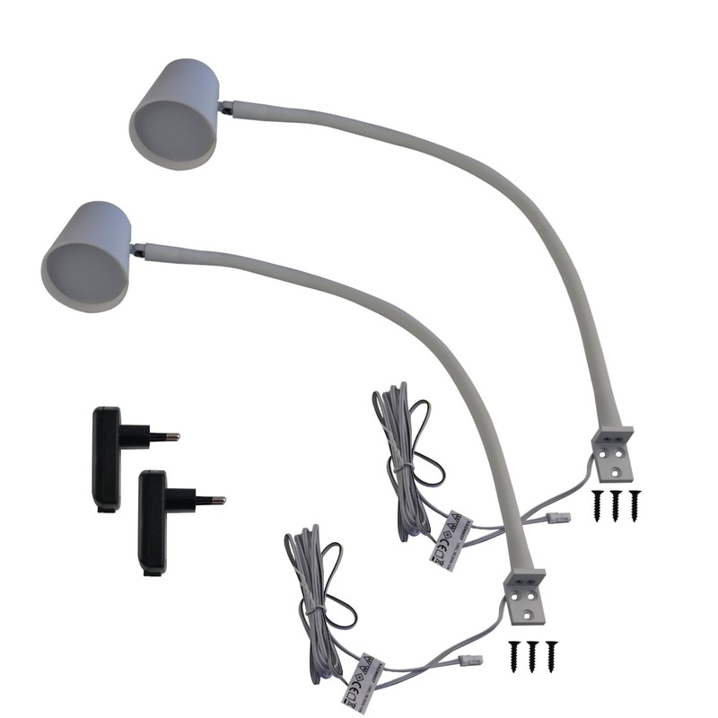 Calf | LED Bed Light, White, Warm White, Selection: Set