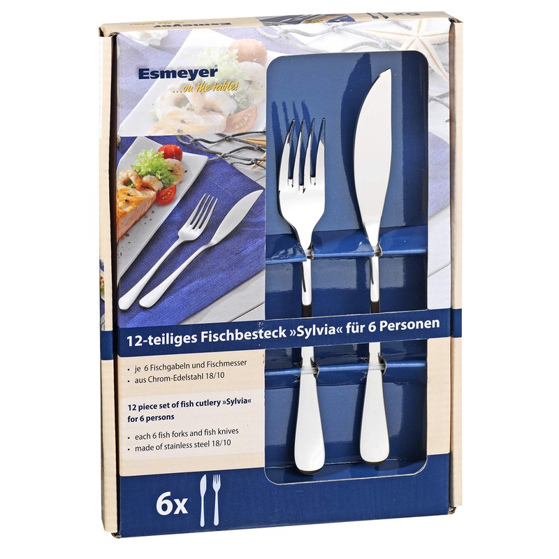 Esmeyer Sylvia - Set da 12 Posate per Pesce Sylvia
