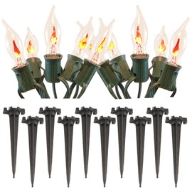 Lumabase 61310 Orange Flicker Electric Pathway Lights