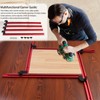 JCFANTS Router Jigs for Cutting Board, Adjustable Square Router Template