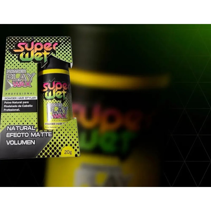 Super Wet Cera en Polvo Da Volumen, Control Ligero Profesional