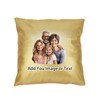 MUKA Custom PU Leather Throw Pillow Covers, Hand Stitched Leather