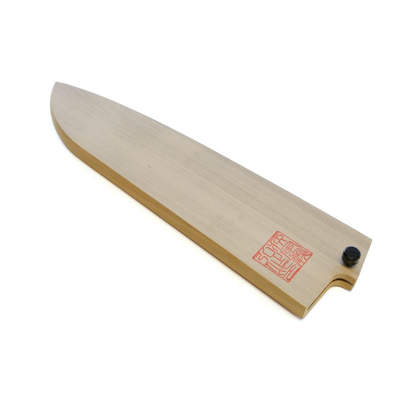 Yoshihiro Natural Magnolia Wood Saya Cover Blade Protector for Santoku