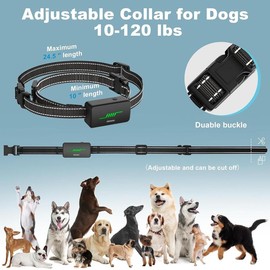 Dog Shock Collar with Remote Control - 3300Ft Dog Training Collar with Waterproof, Rechargeable Electronic bark Collar for Large Medium Small Dogs 10-120 lbs, Training with Beep,Vibration,Safe Shock
