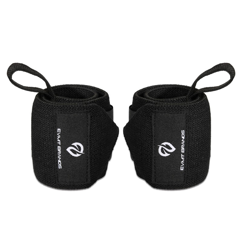 EVMT Premium Weightlifting Wrist Wraps 20in. Durable Straps for Weightlifting,