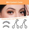 YAFIYGI 2Pcs Mini Eyelash Curler Precision Small Lash Curlers with