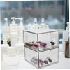 Operitacx Cosmetic Storage Box with Drawers Makeup Skincare Organizer Acrylic