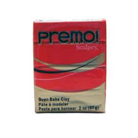 Premo Sculpey Polymer Clay 2oz-Cadmium Red