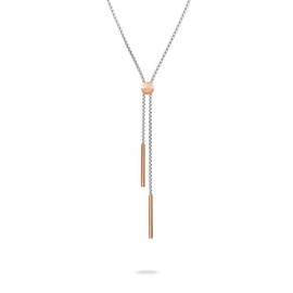 Liebeskind Berlin LJ-1554-N-85 Necklace Two-Tone Silver IP Rose Gold, Stainless Steel, No Gemstone