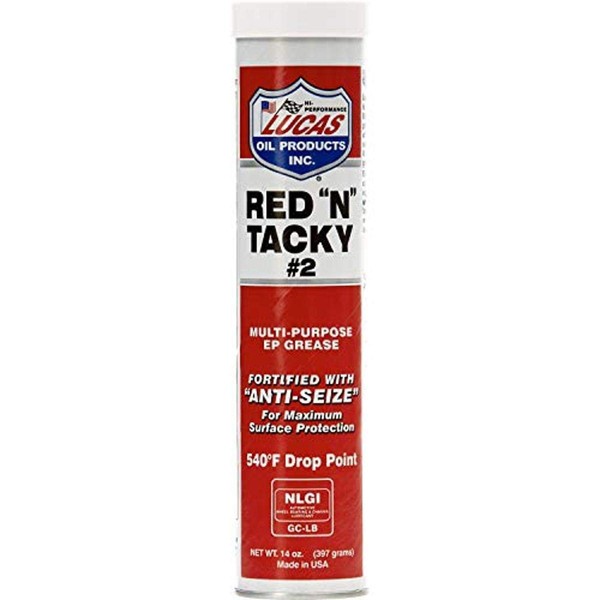 Lucas Oil Products 10005-30 Grease (30 PackRed N Tacky Grease/30X1/14.0 Oz Cartridge)