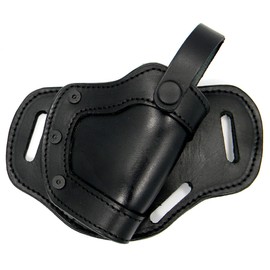 HOLSTERMART USA by CEBECI Premium Black Leather Right Hand Side or Small of Back (SOB) Belt Holster for Walther PK380, CCP, PPS, P99, PPQ, PPQ M2