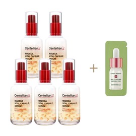 Centellian24 Madeca Vital Capsule Serum 50ml x 5 + 1ml free sample / 센텔리안24 마데카 바이탈 캡슐 세럼 50ml 5개 + 증정 샘플 1ml