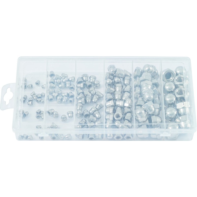 KS Tools 970.0460 Stainless steel nuts assortment, metric, 150 pcs