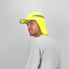 MIBANDERA Hat with Neck Protection, Trekking, Mountaineering, Hiking, Adjustable Closure,