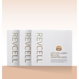 2+1 LiveVCell Reti Collagen Revital Wrapping Mask 5 sheets / 2+1 리브이셀 레티 콜라겐 리바이탈 랩핑 마스크 5매