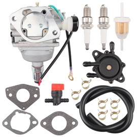 Carburetor Tune-Up Kit for Kohler Courage 22-27HP SV740 SV735 SV730 SV725 SV720 SV715 SV710 SV840 SV830 SV820 SV810 Engine Replaces 32 853 12-S, 32-853-08, 32-853-06, 32-853-04