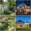 Komalela 12W LED Landscape Lights Low Voltage, 3000K Warm White