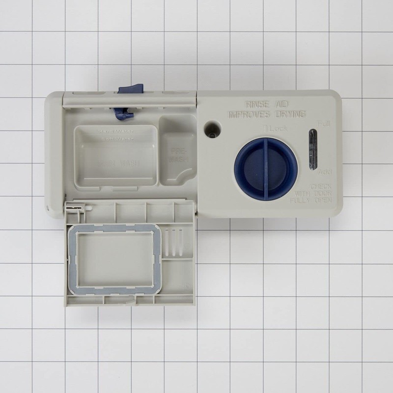 Whirlpool WPW10671905 Genuine OEM Dishwasher Detergent Dispenser Replacement Part -