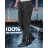 Outdoor Ventures Men's Rain Pants Waterproof Lightweight Windproof Packable Rain