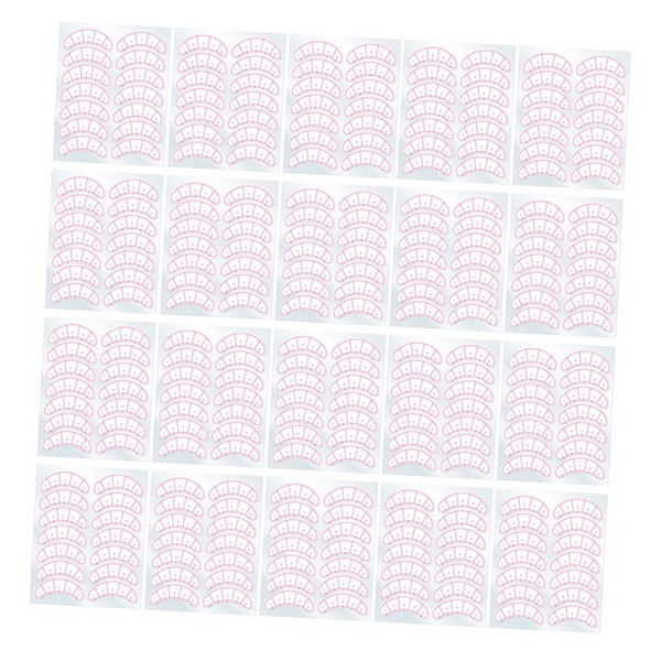 FRCOLOR 30 Sheets Eyelash Extension Stickers Grafted Eyelashes Positioning Pads