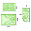 Mollytek Set of 9 Architect Templates, Drafting Templates, General General
