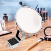 Nail Drill Bit Holder Case 25 Holes Transparent Flip Cover