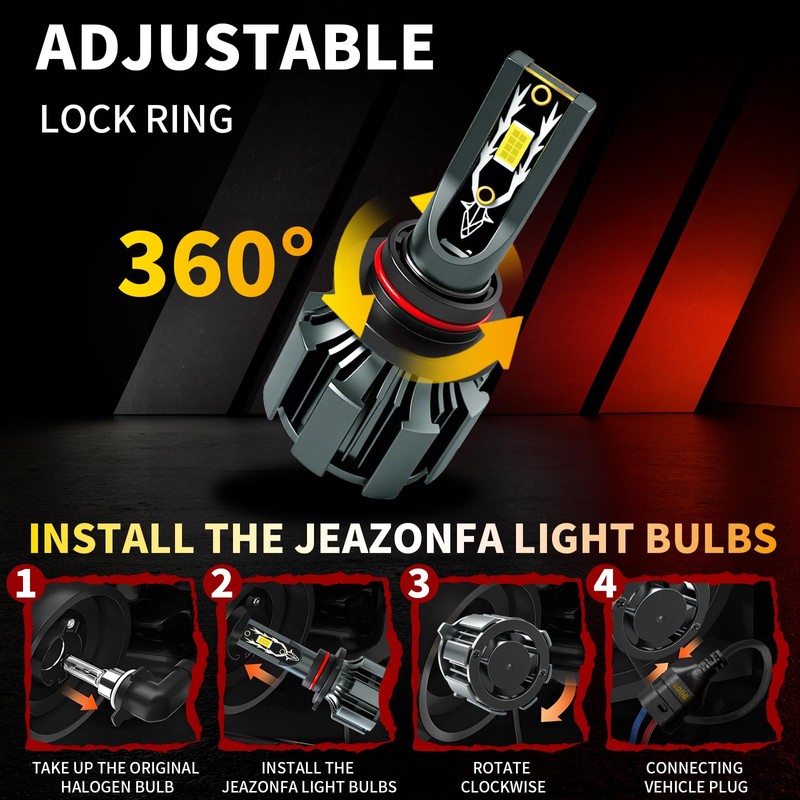 JEAZONFA Fit For Toyota Corolla (2009 2010 2011 2012 2013)
