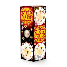 Tobar SCRUNCHEMS FAST FOOD DIDDY Stress Squish Ball Toy - 3 pack