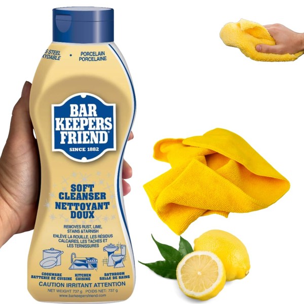 Bar Keepers Friend Multi-Purpose Soft Cleanser | 737g + 1
